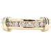 Men's Estate 14KT Yellow Gold 0.54 ctw Round Diamond Channel Set 6.2mm Band Ring