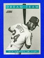KEN GRIFFEY JR 1991 SCORE DREAM TEAM #892 SEATTLE MARINERS HOFer