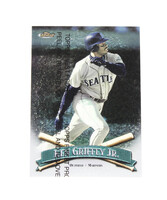 1998 Topps Finest Ken Griffey Jr #100 with Coating Seattle Mariners Trading Card
