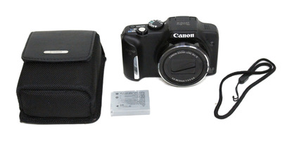Canon PowerShot SX170 IS 16MP 720P Black Digital Camera W/ 16x Optical Zoom