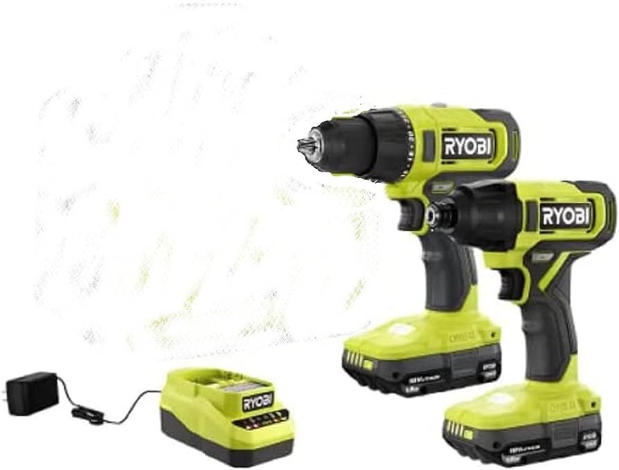 Like New!! Ryobi 18V Lithium Ion Drill/Impact Combo Kit | USA Pawn