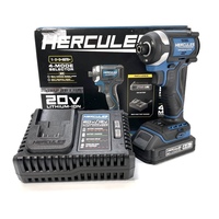 Hercules 20V Brushless Cordless 1/4 in. Compact 3-Speed Impact Driver Kit