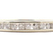 Women's Classic 10KT White Gold 1/4 TW Round Diamond Channel Wedding Band Ring