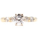Classic 1.23 ctw Round Diamond Five Stone 14KT Yellow Gold Engagement Ring 