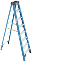  8 ft. Fiberglass Step Ladder with 250 lb. Load Capacity