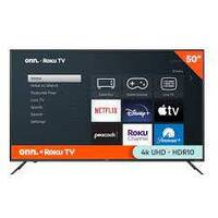 onn. 50 Class 4K UHD (2160P) LED Roku Smart TV HDR (100012585)