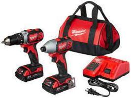 Milwaukee 18V Lithium Ion Combo Kit- Pic for Reference