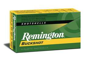 Remington 12Ga 9 Shot 2 3/4 Buckshot Ammo / 5rnds per box 