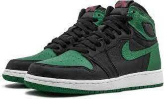 Nike Air Jordan 1 Retro High Pine Green Black (GS) Size 7Y