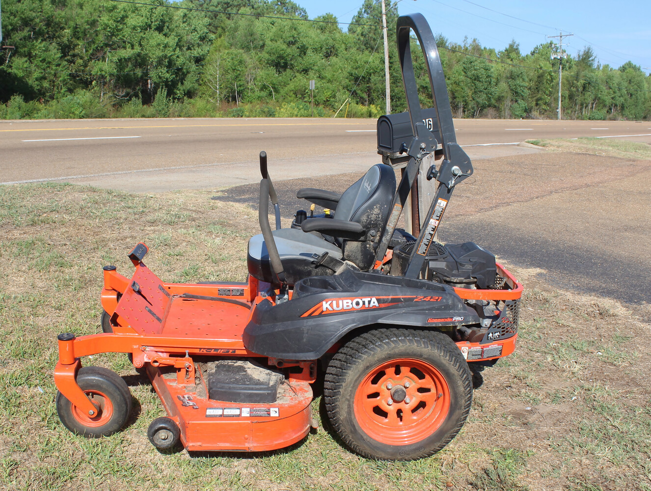Kubota z421kw 54" Deck Zero Turn Mower Low Hours USA Pawn