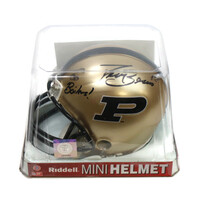 JT Sports Collectible Riddell Drew Brees Autographed Purdue Mini Helmet w/ COA