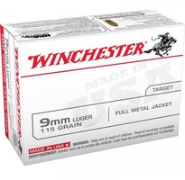 Winchester Win 9mm Luger 115 Gr Fmj 500 Pack