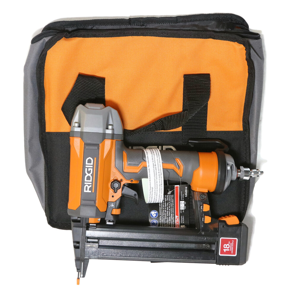 RIDGID R150FSF3 18GA 11/2" Finish Stapler Nail Gun Tool Only With Bag USA Pawn