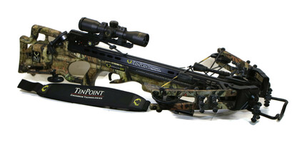 Ten Point Stealth SS Crossbow 185# Draw Weight, 3x Pro-View Scope & Accu Draw 50