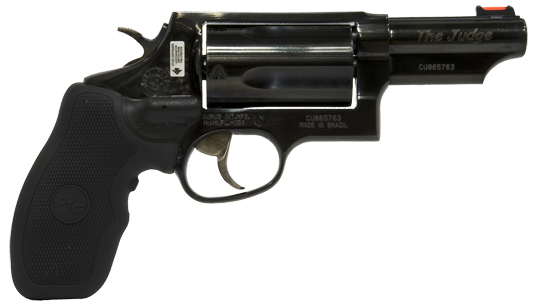 TAURUS THE JUDGE .410/45LC Double Action Revolver W/Crimson Trace Grips ...