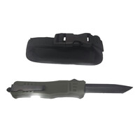 NEW- Master OTF Out the Front Tanto Point - Army Green Finish