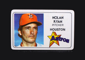 1981 Perma Graphics Credit Card Series Nolan Ryan Astros #34 125-026 TCG 