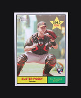 2010 Topps Heritage Buster Posey Rookie RC #114 San Francisco Giants  Card