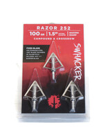 NEW-Swhacker Razor 252 100gn 1.5 Compound & Crossbow Broadheads 