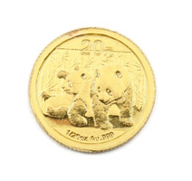 2010 1/20 oz .999 Fine Gold Bullion 20 Yuan Panda Gold Coin - Free Shipping 