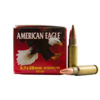 AMERICAN EAGLE 5.7X28 AMMO 40 GRAIN FMJ 50RDS
