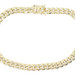 Men's Classic 10KT Yellow Gold 6mm Tight Curb Link Bracelet  8.5" - 8.96 Grams