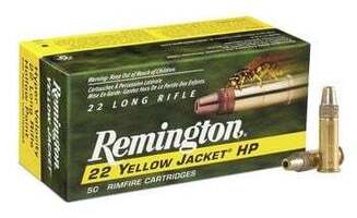 Remington .22LR Yellow Jacket Ammunition