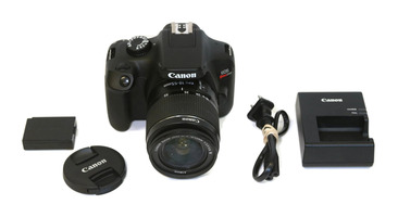 Canon EOS Rebel T100 18 MP Digital SLR Camera With 18-55mm EF-S 1:3.5-5.6 III