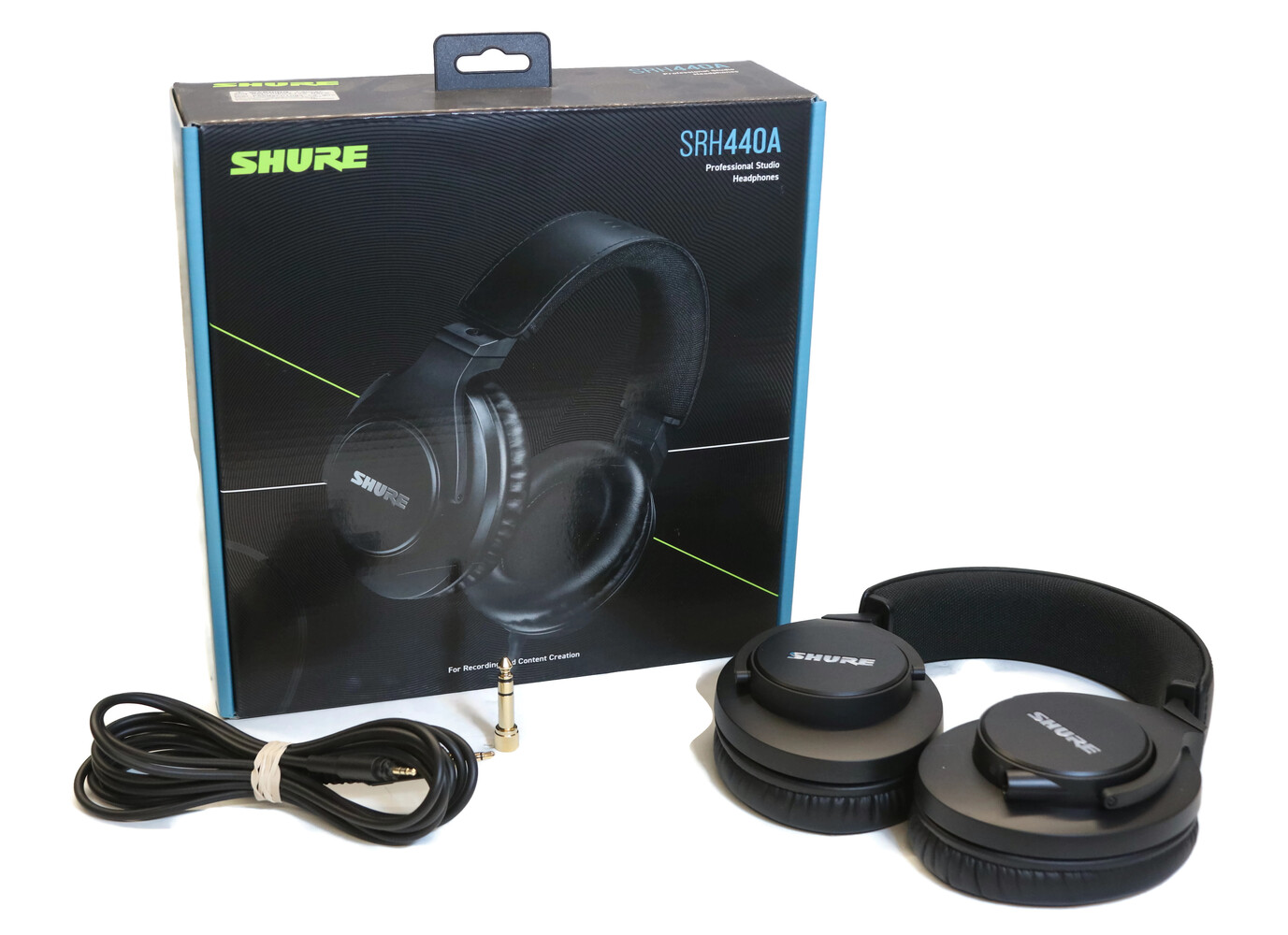 Shure SRH440A Professional Over - Ear Closed - Back Studio Headphones ...