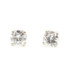 1/3 CT. Round Diamond Solitaire Earrings in 14KT White Gold SI2/I1 I to J 0.46g