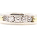 Men's 18KT White Gold 6.7mm 0.70 ctw Round Diamond Channel Band Wedding Ring 11g