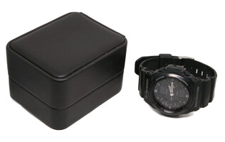 Casio G-Shock 5255 GA-150 Analog Digital Black Dial "Green Dot"