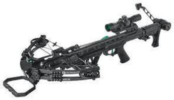 CenterPoint Patriot 425 Crossbow Package, 425 FPS, Camo, Cranking Device Include