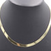 High Shine 14KT Yellow Gold 6.8mm Classic Herringbone Chain Necklace 20 1/4" 16g