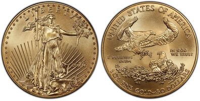 2020 American Eagle $50 1 OZ Gold Coin