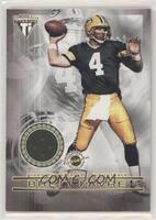 2001 Pacific Private Stock Titanium Brett Favre Game Used Jersey #45 Packers