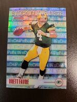 1999 Bowman Chrome Brett Favre STOCK IN THE GAME REFRACTOR card #S15