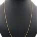 10KT Yellow Gold High Shine Franco Wheat Chain 24.5" 1.6mm Wide Necklace 7.07g