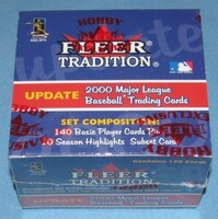  2000 Fleer Tradition Update Baseball Sealed Hobby Set