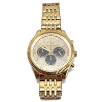 Michael Kors MK-8743 Oversized Benning Pav Gold-Tone Watch