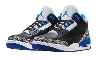 Nike Air Jordan 3 Retro Sport Blue Size 9.5