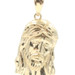 Classic 10KT Yellow Gold Jesus Detailed Medium 1" Necklace Pendant - 1.46g