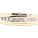Men's 10KT Yellow Gold 0.26 ctw Round Diamond 6.4mm Wide Channel Band Ring 3.4g