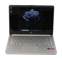 HP 14-fq0110wm Laptop PC 128GB 4GB AMD Ryzen 3 3250U 2.60GHz Windows 11 Home