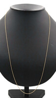 Women's Classic 1mm Link Wide 14KT Yellow Gold 27.5" Long Necklace - 1.71 Grams 