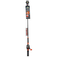 Kid Casters Black/Orange Camo No Tangle Fishing Combo with Bobber, Practice Cast