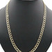Heavy Diamond Cut 10KT Yellow Gold 8.4mm Curb Link Chain Necklace 24" - 32.73g