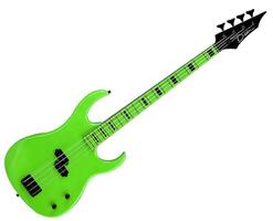 Dean Zone 4 Nuclear Green 4 String Bass Guitar