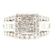 2.84 ctw Princess, Round, & Baguette Diamond 14KT White Gold Engagement Ring