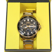 Invicta 46938 Gold Tone Wrist Watch Like New